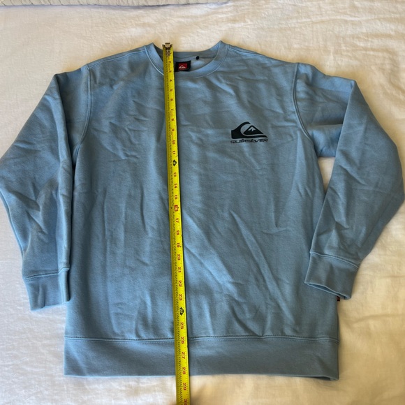 Quiksilver Light Blue Crewneck NWOT - Picture 6 of 7